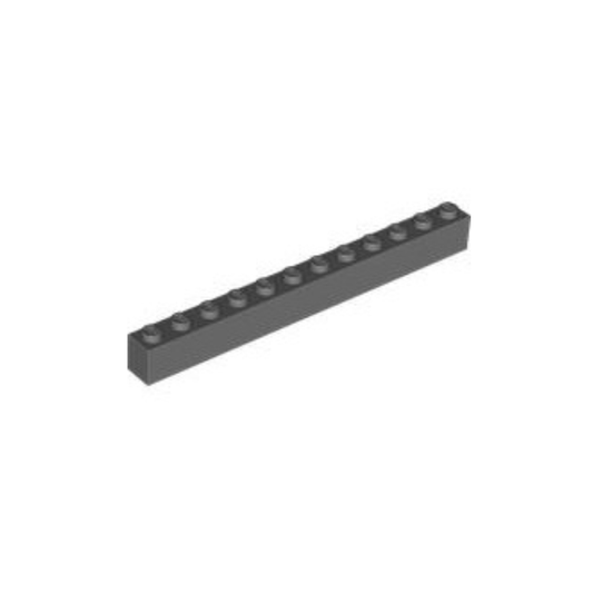 Dark Bluish Gray Brick 1 x 12
