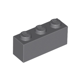 Dark Bluish Gray Brick 1 x 3