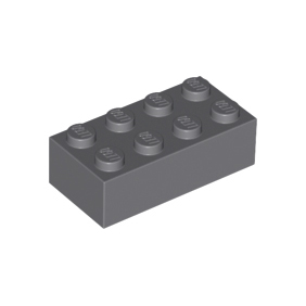 Dark Bluish Gray Brick 2 x 4