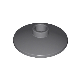 Dark Bluish Gray Dish 2 x 2 Inverted Radar