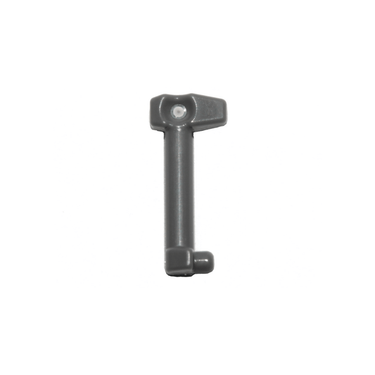 Dark Bluish Gray Minifigure, Helmet Antenna / Rangefinder with Rounded Shaft for Helmet SW Clone Trooper with Holes