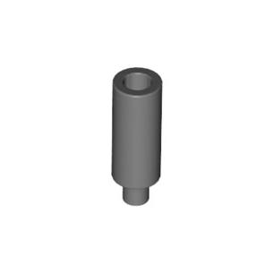 Dark Bluish Gray Minifigure, Utensil Candle