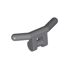 Dark Bluish Gray Minifigure, Utensil Handlebars