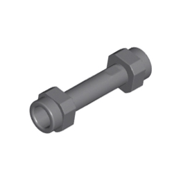 Dark Bluish Gray Minifigure, Weapon Hilt Smooth Extended