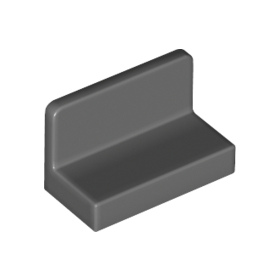 Dark Bluish Gray Panel 1 x 2 x 1 with Rounded Corners