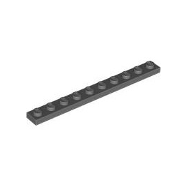 Dark Bluish Gray Plate 1 x 10