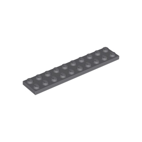 Dark Bluish Gray Plate 2 x 10