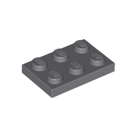 Dark Bluish Gray Plate 2 x 3