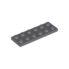 Dark Bluish Gray Plate 2 x 6
