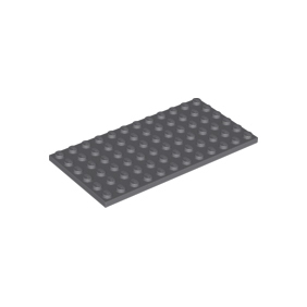 Dark Bluish Gray Plate 6 x 12
