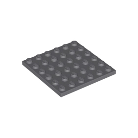 Dark Bluish Gray Plate 6 x 6