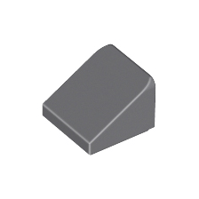 Dark Bluish Gray Slope 30 1 x 1 x 2/3