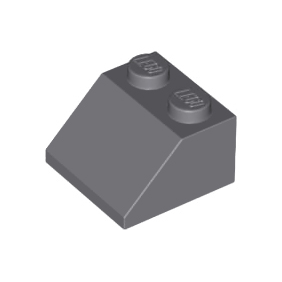 Dark Bluish Gray Slope 45 2 x 2