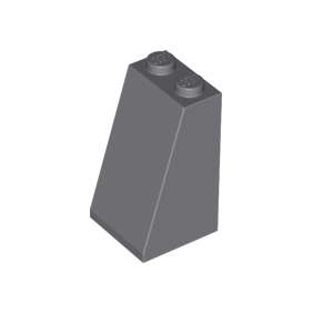 Dark Bluish Gray Slope 75 2 x 2 x 3 - Solid Studs