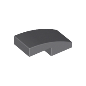 Dark Bluish Gray Slope, Curved 2 x 1 x 2/3