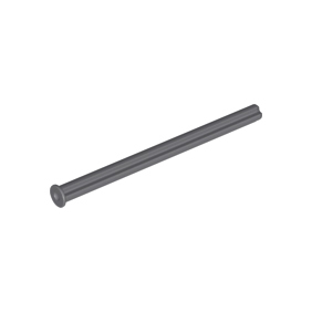 Dark Bluish Gray Technic, Axle 8L with Stop