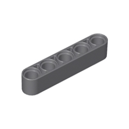 Dark Bluish Gray Technic, Liftarm Thick 1 x 5
