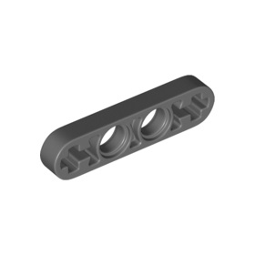 Dark Bluish Gray Technic, Liftarm Thin 1 x 4 - Axle Holes