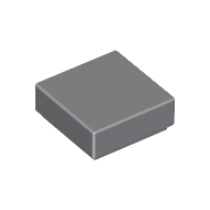 Dark Bluish Gray Tile 1 x 1