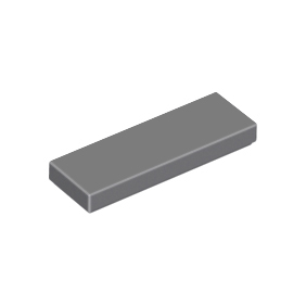 Dark Bluish Gray Tile 1 x 3