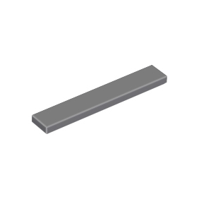 Dark Bluish Gray Tile 1 x 6