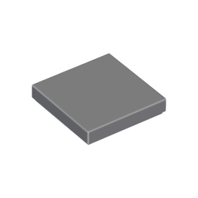 Dark Bluish Gray Tile 2 x 2
