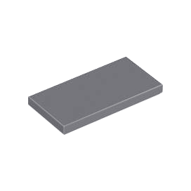Dark Bluish Gray Tile 2 x 4