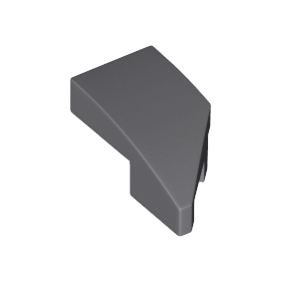 Dark Bluish Gray Wedge 2 x 1 x 2/3 Left