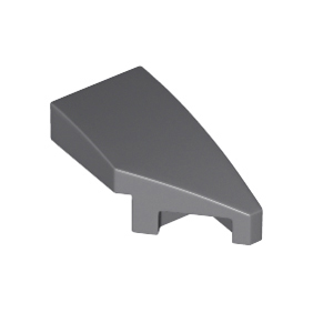 Dark Bluish Gray Wedge 2 x 1 x 2/3 Right