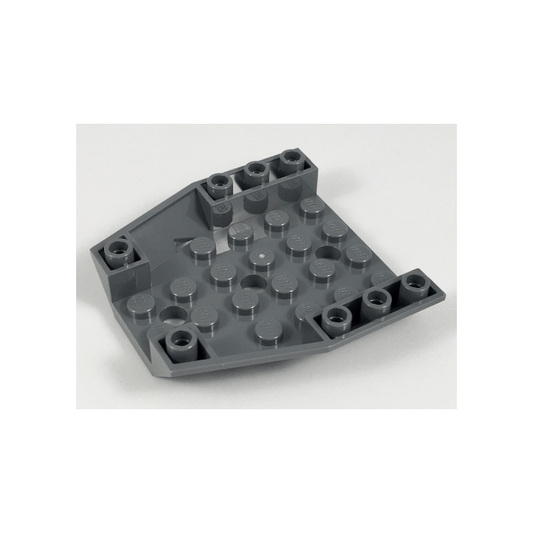 Dark Bluish Gray Wedge 6 x 6 Triple Inverted