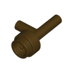 Dark Brown Minifigure, Utensil Space Gun / Torch without Grooves