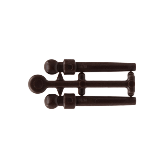 Dark Brown Minifigure, Utensil Wand, 2 on Sprue