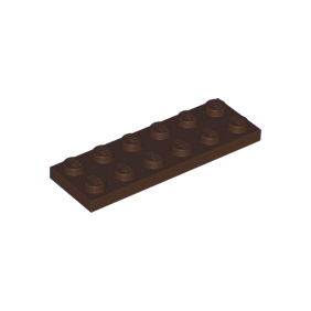 Dark Brown Plate 2 x 6