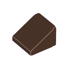Dark Brown Slope 30 1 x 1 x 2/3