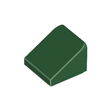 Dark Green Slope 30 1 x 1 x 2/3