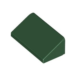 Dark Green Slope 30 1 x 2 x 2/3