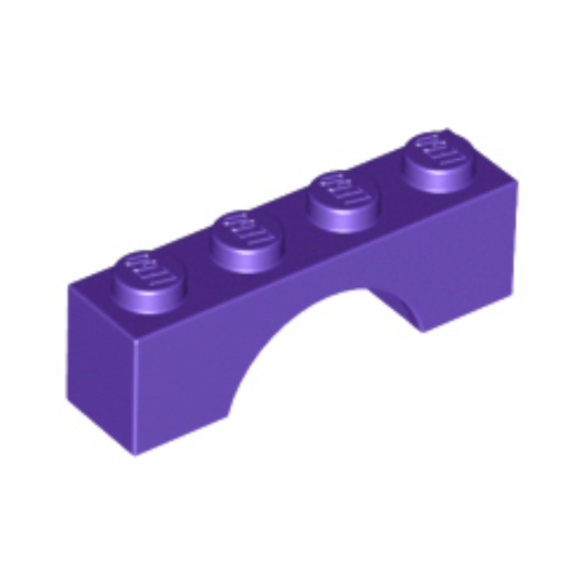 Dark Purple Arch 1 x 4