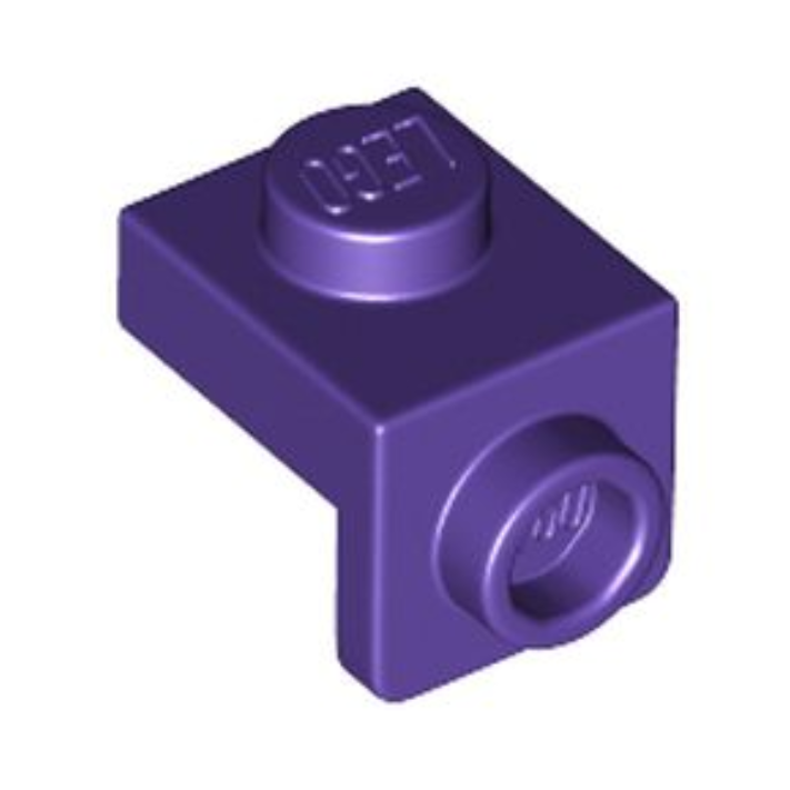 Dark Purple Bracket 1 x 1 - 1 x 1