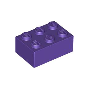 Dark Purple Brick 2 x 3