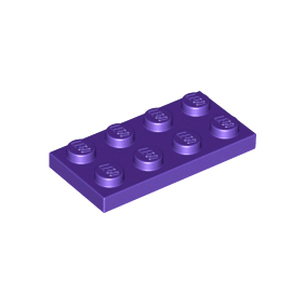 Dark Purple Plate 2 x 4