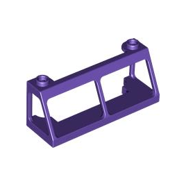 Dark Purple Windscreen 2 x 6 x 2 Train