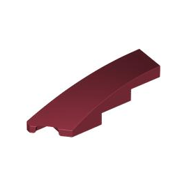 Dark Red Wedge 4 x 1 Left