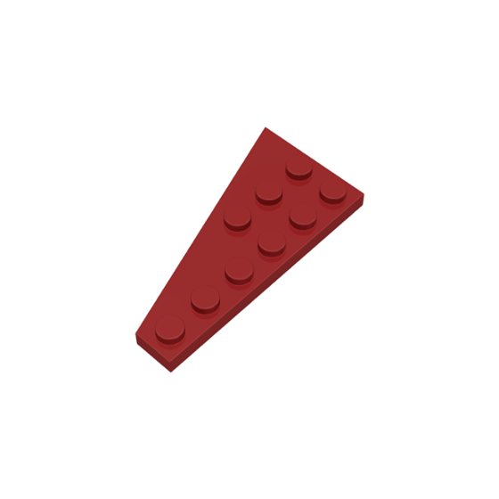 Dark Red Wedge, Plate 6 x 3 Right