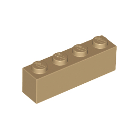 Dark Tan Brick 1 x 4
