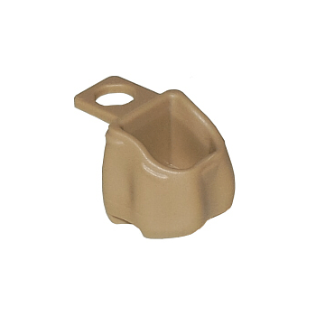 Dark Tan Minifigure Backpack / Bag Open
