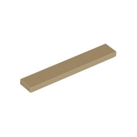 Dark Tan Tile 1 x 6