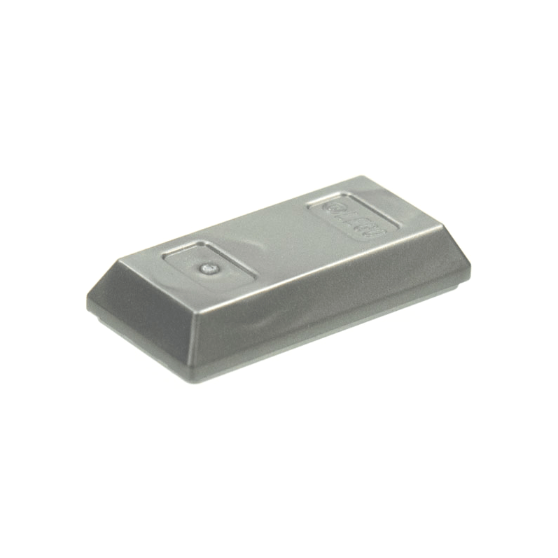 Flat Silver Minifigure, Utensil Ingot 1 x 2