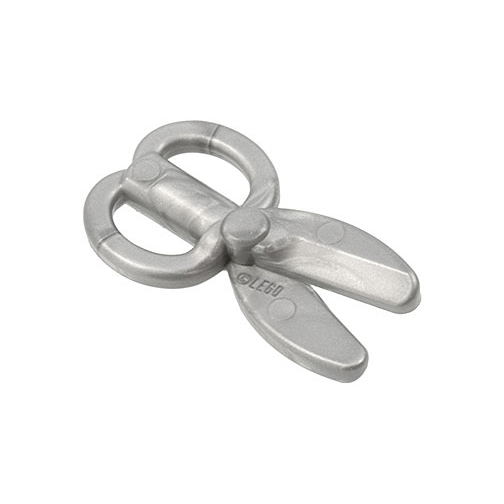 Flat Silver Minifigure, Utensil Scissors