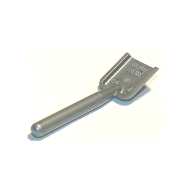 Flat Silver Minifigure, Utensil Shovel / Spade - Handle with Round End