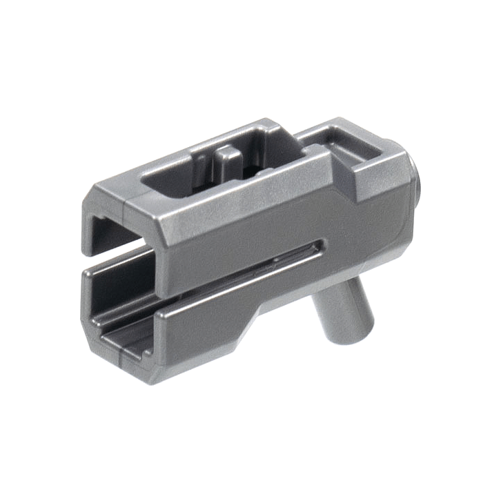 Flat Silver Minifigure, Weapon Bazooka, Mini Blaster / Shooter